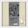 imageMCS Linen Lined Shadow Box Frame 10x10 BlackWhite
