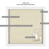 imageMCS Linen Lined Shadow Box Frame 10x10 BlackWhite
