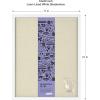 imageMCS Linen Lined Shadow Box Frame 10x10 BlackWhite
