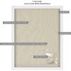 imageMCS Linen Lined Shadow Box Frame 10x10 BlackWhite