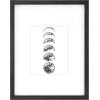 imageMCS Master ampamp Co 8x8 Gallery Wood Frame Square Frame for Photos ampamp Artwork Displays 4x4 with Mat or 8x8 Without Mat Hinged Easel for Tabletop or Wall Display Natural 1PackBlack