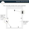 imageMCS Master ampamp Co 8x8 Gallery Wood Frame Square Frame for Photos ampamp Artwork Displays 4x4 with Mat or 8x8 Without Mat Hinged Easel for Tabletop or Wall Display Natural 1PackBlack