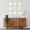 imageMCS Master ampamp Co 8x8 Gallery Wood Frame Square Frame for Photos ampamp Artwork Displays 4x4 with Mat or 8x8 Without Mat Hinged Easel for Tabletop or Wall Display Natural 1PackNatural