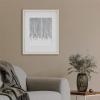 imageMCS Master ampamp Co 8x8 Gallery Wood Frame Square Frame for Photos ampamp Artwork Displays 4x4 with Mat or 8x8 Without Mat Hinged Easel for Tabletop or Wall Display Natural 1PackWhite