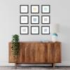 imageMCS Master ampamp Co 8x8 Gallery Wood Frame Square Frame for Photos ampamp Artwork Displays 4x4 with Mat or 8x8 Without Mat Hinged Easel for Tabletop or Wall Display Natural 1PackBlack