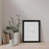 imageMCS Master ampamp Co 8x8 Gallery Wood Frame Square Frame for Photos ampamp Artwork Displays 4x4 with Mat or 8x8 Without Mat Hinged Easel for Tabletop or Wall Display Natural 1PackBlack