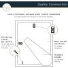 imageMCS Master ampamp Co 8x8 Gallery Wood Frame Square Frame for Photos ampamp Artwork Displays 4x4 with Mat or 8x8 Without Mat Hinged Easel for Tabletop or Wall Display Natural 1PackBlack