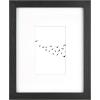 imageMCS Master ampamp Co 8x8 Gallery Wood Frame Square Frame for Photos ampamp Artwork Displays 4x4 with Mat or 8x8 Without Mat Hinged Easel for Tabletop or Wall Display Natural 1PackBlack