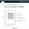 imageMCS Master ampamp Co 8x8 Gallery Wood Frame Square Frame for Photos ampamp Artwork Displays 4x4 with Mat or 8x8 Without Mat Hinged Easel for Tabletop or Wall Display Natural 1PackWhite