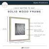 imageMCS Master ampamp Co 8x8 Gallery Wood Frame Square Frame for Photos ampamp Artwork Displays 4x4 with Mat or 8x8 Without Mat Hinged Easel for Tabletop or Wall Display Natural 1PackRustic Gray