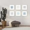 imageMCS Master ampamp Co 8x8 Gallery Wood Frame Square Frame for Photos ampamp Artwork Displays 4x4 with Mat or 8x8 Without Mat Hinged Easel for Tabletop or Wall Display Natural 1PackWhite