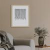 imageMCS Master ampamp Co 8x8 Gallery Wood Frame Square Frame for Photos ampamp Artwork Displays 4x4 with Mat or 8x8 Without Mat Hinged Easel for Tabletop or Wall Display Natural 1PackNatural