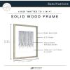 imageMCS Master ampamp Co 8x8 Gallery Wood Frame Square Frame for Photos ampamp Artwork Displays 4x4 with Mat or 8x8 Without Mat Hinged Easel for Tabletop or Wall Display Natural 1PackRustic Gray
