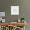 imageMCS Master ampamp Co 8x8 Gallery Wood Frame Square Frame for Photos ampamp Artwork Displays 4x4 with Mat or 8x8 Without Mat Hinged Easel for Tabletop or Wall Display Natural 1PackWhite