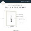 imageMCS Master ampamp Co 8x8 Gallery Wood Frame Square Frame for Photos ampamp Artwork Displays 4x4 with Mat or 8x8 Without Mat Hinged Easel for Tabletop or Wall Display Natural 1PackWhite