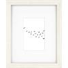imageMCS Master ampamp Co 8x8 Gallery Wood Frame Square Frame for Photos ampamp Artwork Displays 4x4 with Mat or 8x8 Without Mat Hinged Easel for Tabletop or Wall Display Natural 1PackWhite