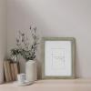 imageMCS Master ampamp Co 8x8 Gallery Wood Frame Square Frame for Photos ampamp Artwork Displays 4x4 with Mat or 8x8 Without Mat Hinged Easel for Tabletop or Wall Display Natural 1PackRustic Gray