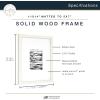 imageMCS Master ampamp Co 8x8 Gallery Wood Frame Square Frame for Photos ampamp Artwork Displays 4x4 with Mat or 8x8 Without Mat Hinged Easel for Tabletop or Wall Display Natural 1PackWhite