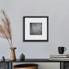 imageMCS Master ampamp Co 8x8 Gallery Wood Frame Square Frame for Photos ampamp Artwork Displays 4x4 with Mat or 8x8 Without Mat Hinged Easel for Tabletop or Wall Display Natural 1PackBlack