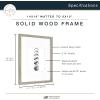 imageMCS Master ampamp Co 8x8 Gallery Wood Frame Square Frame for Photos ampamp Artwork Displays 4x4 with Mat or 8x8 Without Mat Hinged Easel for Tabletop or Wall Display Natural 1PackRustic Gray