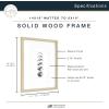 imageMCS Master ampamp Co 8x8 Gallery Wood Frame Square Frame for Photos ampamp Artwork Displays 4x4 with Mat or 8x8 Without Mat Hinged Easel for Tabletop or Wall Display Natural 1PackNatural