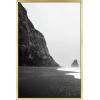 imageMCS Master ampamp Co Foundry Metal 11x14 Picture Frame Display Pictures 85x11 With Mat or 11x14 Without Mat Vertical ampamp Horizontal Wall Hanging Picture Frame for Photos ampamp Posters Black 1PackBrass