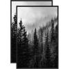 imageMCS Master ampamp Co Foundry Metal 11x14 Picture Frame Display Pictures 85x11 With Mat or 11x14 Without Mat Vertical ampamp Horizontal Wall Hanging Picture Frame for Photos ampamp Posters Black 1PackBlack
