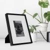 imageMCS Master ampamp Co Foundry Metal 11x14 Picture Frame Display Pictures 85x11 With Mat or 11x14 Without Mat Vertical ampamp Horizontal Wall Hanging Picture Frame for Photos ampamp Posters Black 1PackBlack