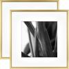 imageMCS Master ampamp Co Foundry Metal 11x14 Picture Frame Display Pictures 85x11 With Mat or 11x14 Without Mat Vertical ampamp Horizontal Wall Hanging Picture Frame for Photos ampamp Posters Black 1PackBrass