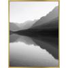 imageMCS Master ampamp Co Foundry Metal 11x14 Picture Frame Display Pictures 85x11 With Mat or 11x14 Without Mat Vertical ampamp Horizontal Wall Hanging Picture Frame for Photos ampamp Posters Black 1PackBrass