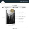 imageMCS Master ampamp Co Foundry Metal 11x14 Picture Frame Display Pictures 85x11 With Mat or 11x14 Without Mat Vertical ampamp Horizontal Wall Hanging Picture Frame for Photos ampamp Posters Black 1PackBlack