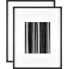 imageMCS Master ampamp Co Foundry Metal 11x14 Picture Frame Display Pictures 85x11 With Mat or 11x14 Without Mat Vertical ampamp Horizontal Wall Hanging Picture Frame for Photos ampamp Posters Black 1PackBlack