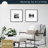 imageMCS Master ampamp Co Foundry Metal 11x14 Picture Frame Display Pictures 85x11 With Mat or 11x14 Without Mat Vertical ampamp Horizontal Wall Hanging Picture Frame for Photos ampamp Posters Black 1PackBlack