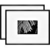 imageMCS Master ampamp Co Foundry Metal 11x14 Picture Frame Display Pictures 85x11 With Mat or 11x14 Without Mat Vertical ampamp Horizontal Wall Hanging Picture Frame for Photos ampamp Posters Black 1PackBlack