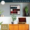 imageMCS Master ampamp Co Foundry Metal 11x14 Picture Frame Display Pictures 85x11 With Mat or 11x14 Without Mat Vertical ampamp Horizontal Wall Hanging Picture Frame for Photos ampamp Posters Black 1PackBlack