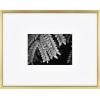 imageMCS Master ampamp Co Foundry Metal 11x14 Picture Frame Display Pictures 85x11 With Mat or 11x14 Without Mat Vertical ampamp Horizontal Wall Hanging Picture Frame for Photos ampamp Posters Black 1PackBrass