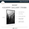 imageMCS Master ampamp Co Foundry Metal 11x14 Picture Frame Display Pictures 85x11 With Mat or 11x14 Without Mat Vertical ampamp Horizontal Wall Hanging Picture Frame for Photos ampamp Posters Black 1PackBlack