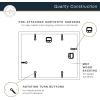 imageMCS Master ampamp Co Foundry Metal 11x14 Picture Frame Display Pictures 85x11 With Mat or 11x14 Without Mat Vertical ampamp Horizontal Wall Hanging Picture Frame for Photos ampamp Posters Black 1PackDark Silver