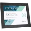 imageMCS Studio Gallery 85x11 Picture Frame Black Woodgrain Rectangle Photo Frame for Photos Posters ampamp Art Prints ampamp Easel for Tabletop Display 4PackBlack Woodgrain