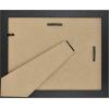imageMCS Studio Gallery 85x11 Picture Frame Black Woodgrain Rectangle Photo Frame for Photos Posters ampamp Art Prints ampamp Easel for Tabletop Display 4PackBlack Woodgrain