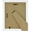 imageMCS Studio Gallery Frame White Woodgrain 8 x 10 in  4 pk