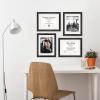 imageMCS Studio Gallery Matted Document Frame Set 11 x 14 Matted Certificate Frames Fit 85 x 11 Diplomas Documents ampamp Certificates Black Woodgrain 4Pack
