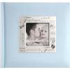 imageMCS 200Pocket Fabric Baby 4x6 Photo Album with Writing Space 85 x 85 Inches Baby Blue