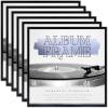 imageMCS Double Matte Record Album Frame 165x25 Record Frame White Frame for LP Vinyl Record ampamp Jacket Display 1PackAnodized Blackpack of 6