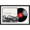 imageMCS Double Matte Record Album Frame 165x25 Record Frame White Frame for LP Vinyl Record ampamp Jacket Display 1PackBlack With Black Bottom Mat