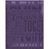 imageMCS Embossed Family 100Pocket 4x6 Photo Album Purple