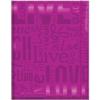 imageMCS Embossed Live Laugh Love 100Pocket 4x6 Photo Album Bright Purple