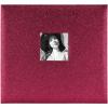 imageMCS Expandable 10Page Glitter Scrapbook Album with Photo Opening Cover and 12 x 12 Inch Pages 135 x 125 Inch Black DiamondRed
