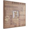 imageMCS Expandable 10Page Pet Scrapbook Album with Photo Opening Cover and 12 x 12 Inch Pages 135 x 125 Inch Cat