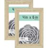 imageMCS Gallery Essential Frame Black Woodgrain 8 x 10 in 6 pkNatural Woodgrain